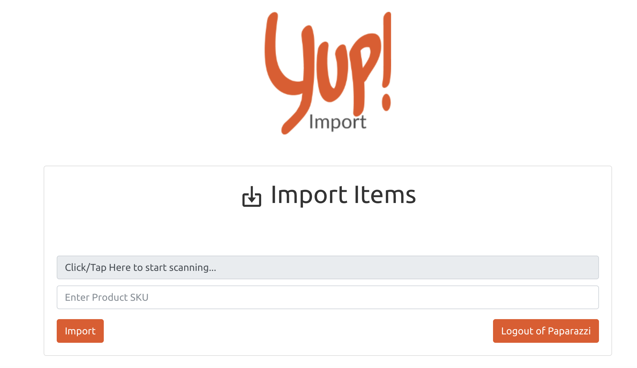 Import Page